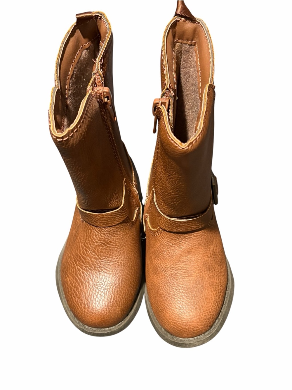 OshKosh B’gosh Toddler Girls Brown Buckle Riding Boots Size 5M
